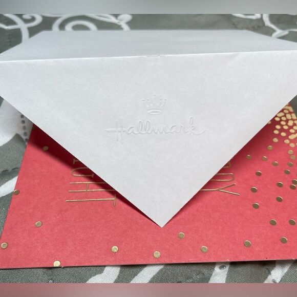 🎄❤️🎄 NEW Merry & Bright Red & Gold 15 Cards & Envelopes Blank Inside NWOT - Picture 2 of 9